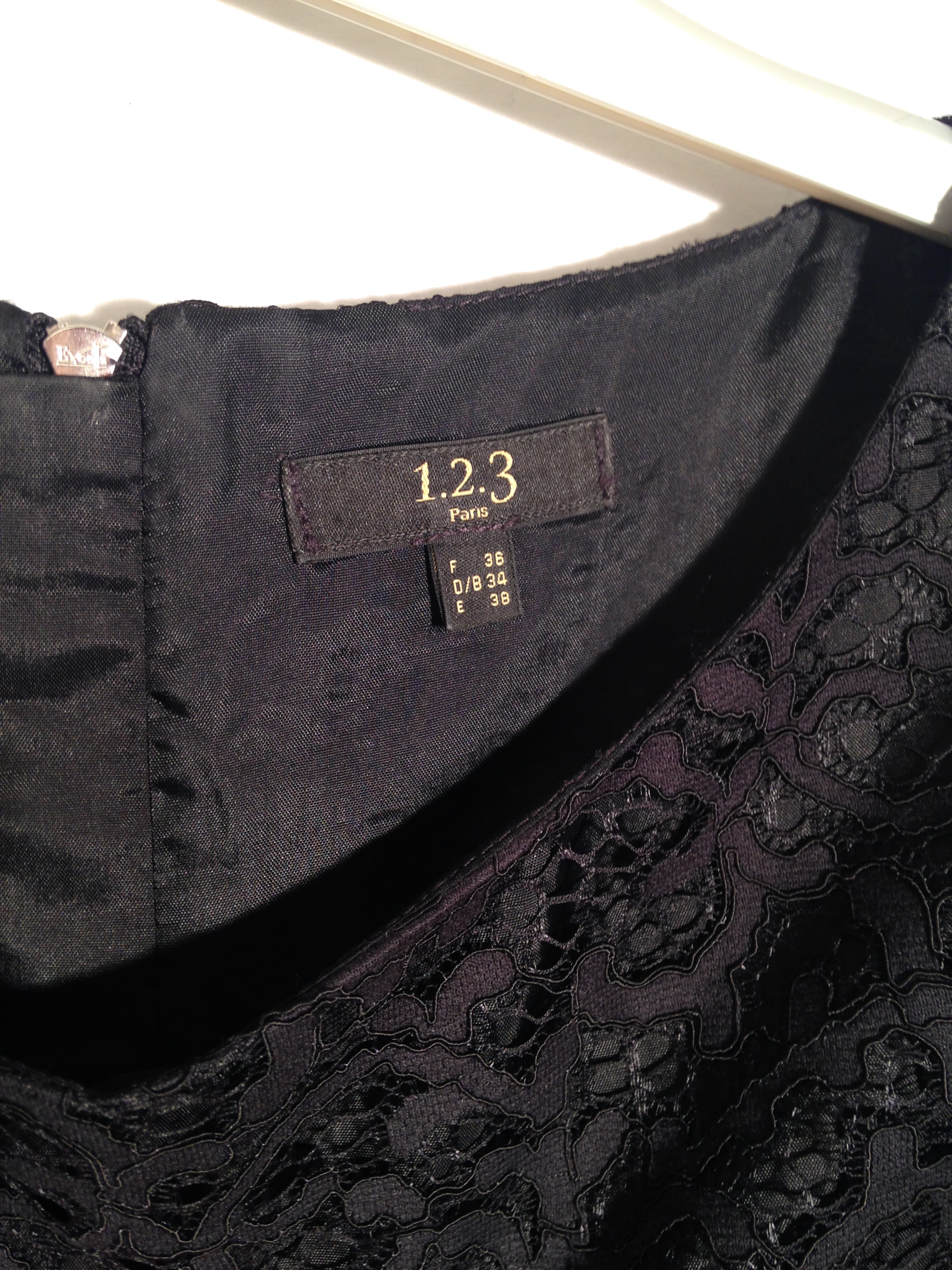 Robe 1.2.3  noire taille 36